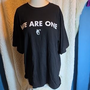 LA Clippers Black T-Shirt with White 'WE ARE ONE' Text